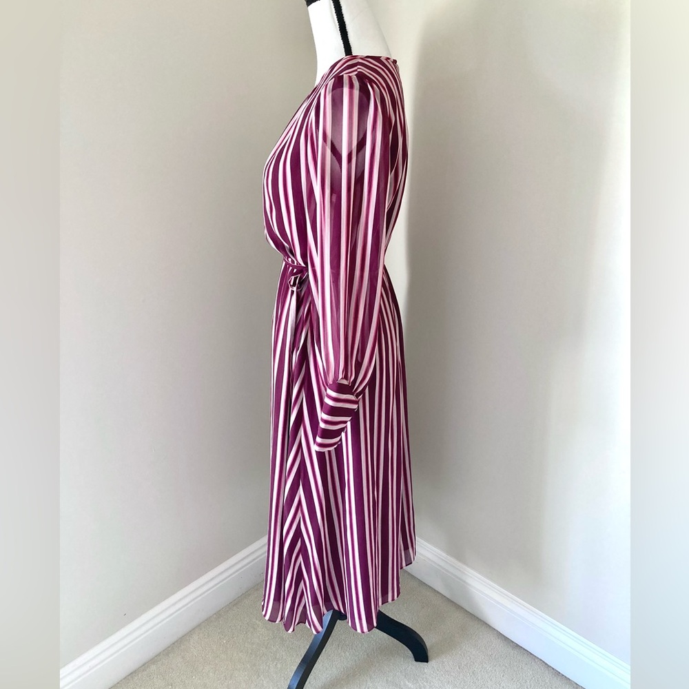 BODEN Alba Midi Dress Mulled Wine Size 4 - Picture 7 of 10